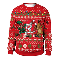 Thumbnail for Funny Ugly Christmas Sweaters Jumpers Holiday Party Xmas Sweatshirts, Drestiny, Sweaters, Pullovers, Sweatshirts, Long Sleeves, Green, Red, Black, Yellow, Gold, United States, Australia, New Zealand, United Kingdom, S, M,L, XL, shopdrestiny.com
