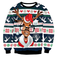 Thumbnail for Funny Ugly Christmas Sweaters Jumpers Holiday Party Xmas Sweatshirts, Drestiny, Sweaters, Pullovers, Sweatshirts, Long Sleeves, Green, Red, Black, Yellow, Gold, United States, Australia, New Zealand, United Kingdom, S, M,L, XL, shopdrestiny.com