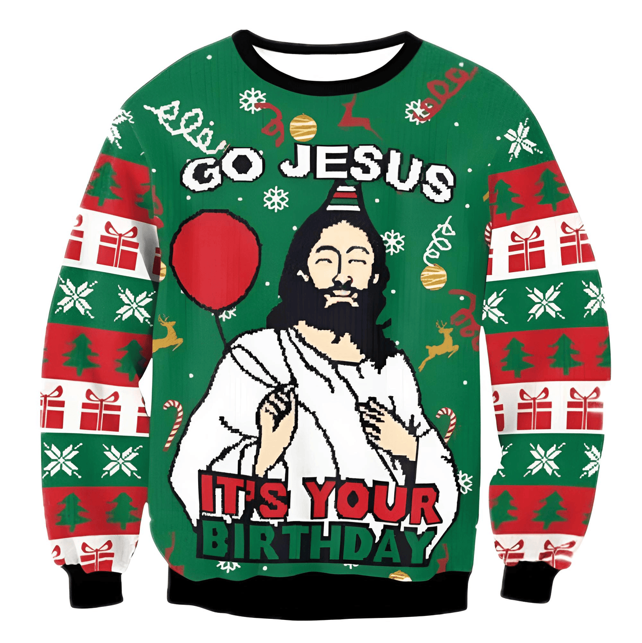 Funny Ugly Christmas Sweaters Jumpers Holiday Party Xmas Sweatshirts, Drestiny, Sweaters, Pullovers, Sweatshirts, Long Sleeves, Green, Red, Black, Yellow, Gold, United States, Australia, New Zealand, United Kingdom, S, M,L, XL, shopdrestiny.com