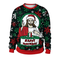 Thumbnail for Funny Ugly Christmas Sweaters Jumpers Holiday Party Xmas Sweatshirts, Drestiny, Sweaters, Pullovers, Sweatshirts, Long Sleeves, Green, Red, Black, Yellow, Gold, United States, Australia, New Zealand, United Kingdom, S, M,L, XL, shopdrestiny.com