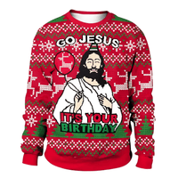Thumbnail for Funny Ugly Christmas Sweaters Jumpers Holiday Party Xmas Sweatshirts, Drestiny, Sweaters, Pullovers, Sweatshirts, Long Sleeves, Green, Red, Black, Yellow, Gold, United States, Australia, New Zealand, United Kingdom, S, M,L, XL, shopdrestiny.com