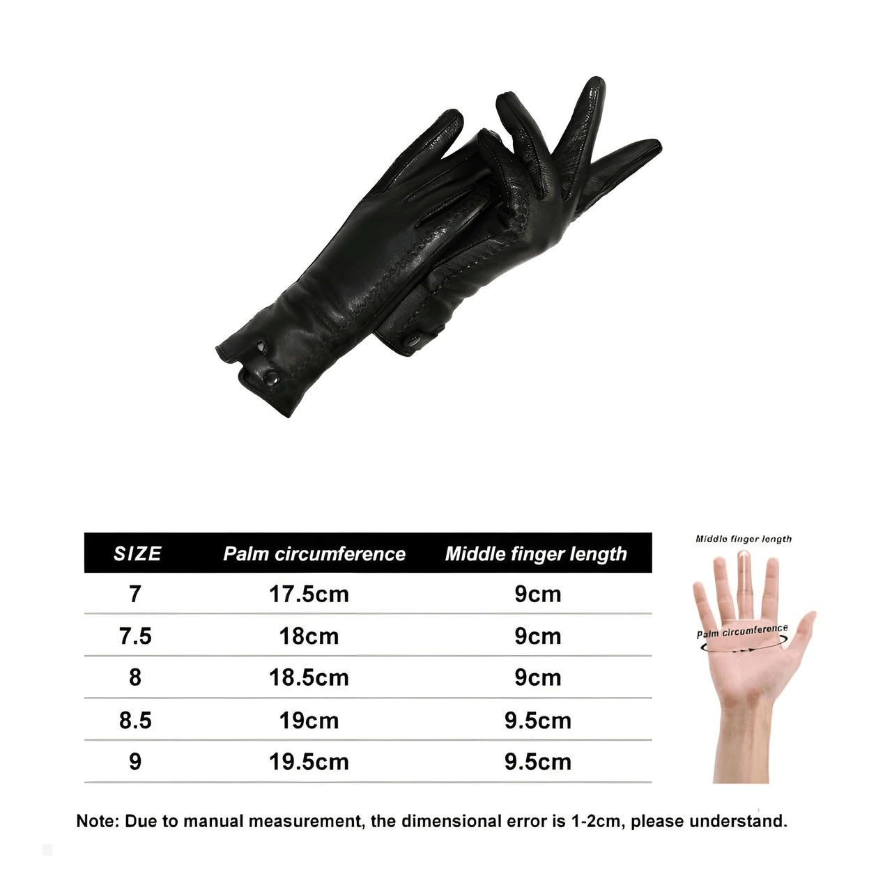 Genuine Leather Winter Gloves - Standard Or Touch Screen Options Available! -, Gloves , Drestiny , Australia, Black, Canada, FR, Gender_Women, Gloves, New Zealand, United Kingdom, United States , Drestiny , www.shopdrestiny.com