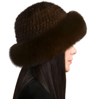 Thumbnail for Genuine Real Natural Knitted Mink Fur Hat Cap Luxury Women's Knit Fashion Winter Headwear Warm Real Fox Fur Hats -, Hats , Drestiny , Australia, Black, Brown, Canada, Dark Brown, Grey, Hats, Light Brown, Light Grey, New Zealand, Pink, Silver, Tan, United Kingdom, United States, White, Wine Red , Drestiny , www.shopdrestiny.com