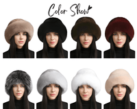 Thumbnail for Genuine Real Natural Knitted Mink Fur Hat Cap Luxury Women's Knit Fashion Winter Headwear Warm Real Fox Fur Hats -, Hats , Drestiny , Australia, Black, Brown, Canada, Dark Brown, Grey, Hats, Light Brown, Light Grey, New Zealand, Pink, Silver, Tan, United Kingdom, United States, White, Wine Red , Drestiny , www.shopdrestiny.com