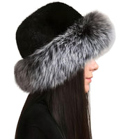 Thumbnail for Genuine Real Natural Knitted Mink Fur Hat Cap Luxury Women's Knit Fashion Winter Headwear Warm Real Fox Fur Hats -, Hats , Drestiny , Australia, Black, Brown, Canada, Dark Brown, Grey, Hats, Light Brown, Light Grey, New Zealand, Pink, Silver, Tan, United Kingdom, United States, White, Wine Red , Drestiny , www.shopdrestiny.com