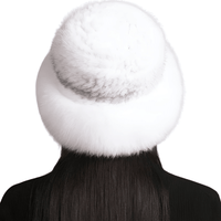 Thumbnail for Genuine Real Natural Knitted Mink Fur Hat Cap Luxury Women's Knit Fashion Winter Headwear Warm Real Fox Fur Hats -, Hats , Drestiny , Australia, Black, Brown, Canada, Dark Brown, Grey, Hats, Light Brown, Light Grey, New Zealand, Pink, Silver, Tan, United Kingdom, United States, White, Wine Red , Drestiny , www.shopdrestiny.com