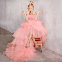 Thumbnail for Girl's Puffy Tulle Dress Trailing First Communion Party Dresses For Girl -, , Drestiny , 18M, 24M, 3T, 4T, 5T, 6T, 7T, 8T, Australia, Black, Canada, Dark Green, Dresses, Girls, Hot Pink, Light Blue, New Zealand, Peach, Pink, Purple, Red, Sleeveless, TD, United Kingdom, United States, White , Drestiny , www.shopdrestiny.com