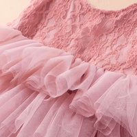 Thumbnail for Girl's Sleeveless Strap Princess Dress -, Baby & Toddler Dresses , Drestiny , 3T, 4T, 5, 6, 7, 8, Australia, Canada, Dresses, Flower Girl Dresses, Girls, New Zealand, Pink, Sleeveless, TD, United Kingdom, United States, White, Yellow , Drestiny , www.shopdrestiny.com