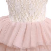 Thumbnail for Girl's Sleeveless Strap Princess Dress -, Baby & Toddler Dresses , Drestiny , 3T, 4T, 5, 6, 7, 8, Australia, Canada, Dresses, Flower Girl Dresses, Girls, New Zealand, Pink, Sleeveless, TD, United Kingdom, United States, White, Yellow , Drestiny , www.shopdrestiny.com