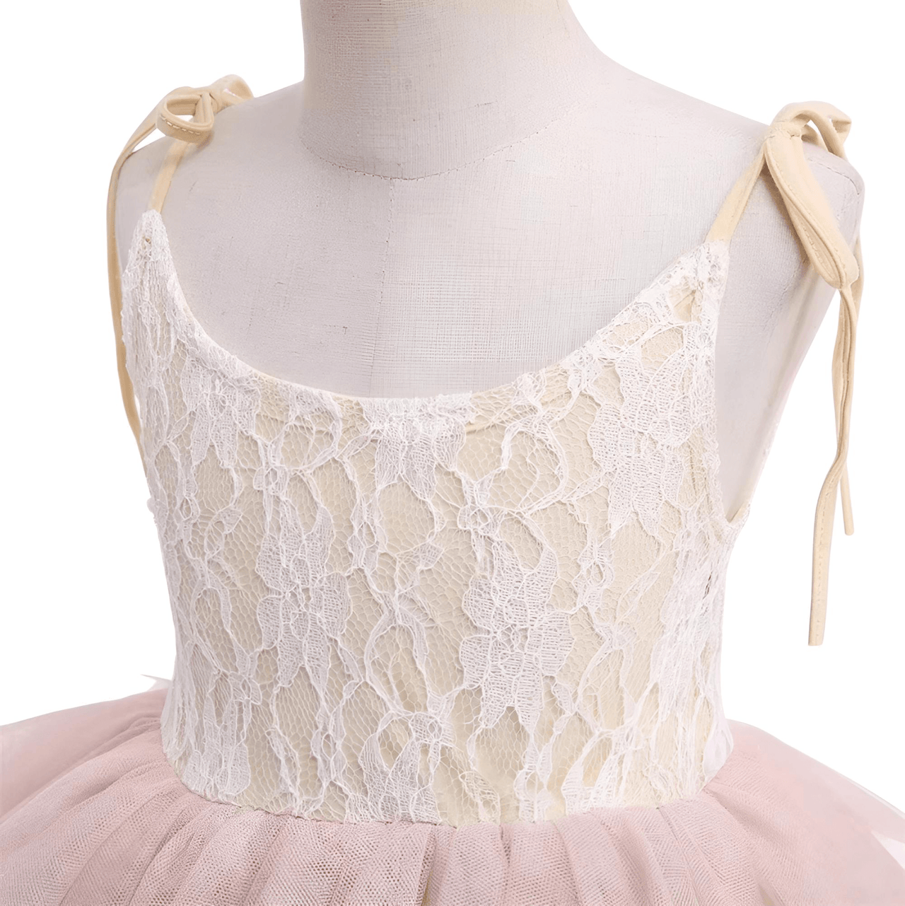 Girl's Sleeveless Strap Princess Dress -, Baby & Toddler Dresses , Drestiny , 3T, 4T, 5, 6, 7, 8, Australia, Canada, Dresses, Flower Girl Dresses, Girls, New Zealand, Pink, Sleeveless, TD, United Kingdom, United States, White, Yellow , Drestiny , www.shopdrestiny.com