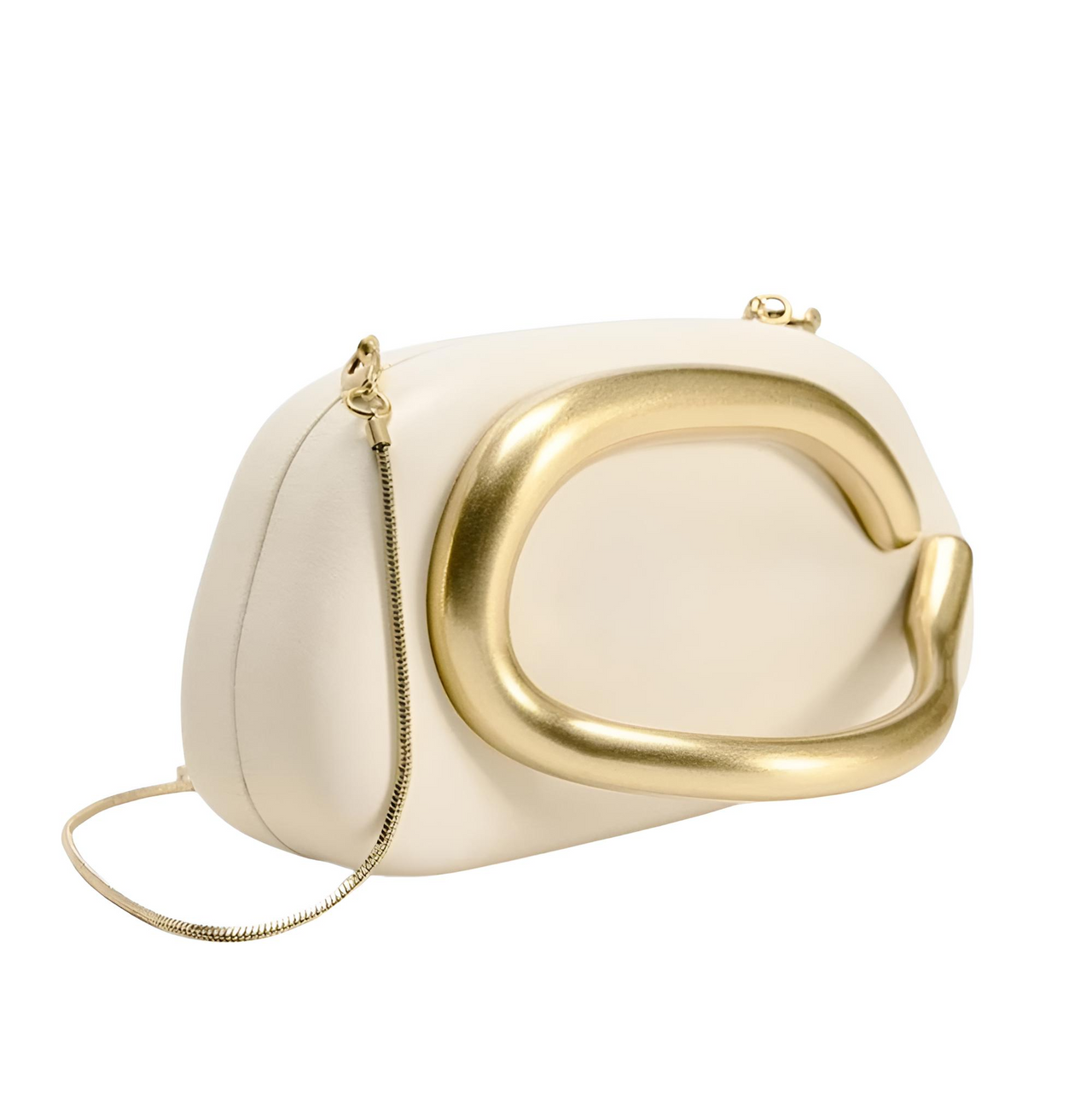 Gold Closure Box Clutch Bag Women Evening Wedding Party Chic Purse Handbag, Drestiny, Clutches, Purses, United States, USA, Canada, Australia, New Zealand, United Kingdom, UK, Reddish Brown, Gold, Beige, gold handle clutch bag, gold clutch with chain, small gold clutch, shopdrestiny.com