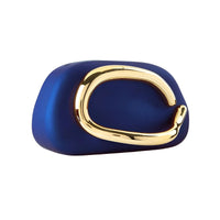 Thumbnail for Gold Closure Box Clutch Bag Women Evening Wedding Party Chic Purse Handbag, Drestiny, Clutches, Purses, United States, USA, Canada, Australia, New Zealand, United Kingdom, UK, Reddish Brown, Blue, Brown, Gold, Beige, gold handle clutch bag, gold clutch with chain, small gold clutch, shopdrestiny.com