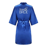 Thumbnail for Satin Kimono Wedding Party Robes -, Robes , Drestiny , 4XL, Australia, Blue, Brown, Canada, Deep Pink, Gender_Women, L, Light Pink, M, New Zealand, Pink, Purple, Robes, Royal Blue, S, United Kingdom, United States, White, Wine Red, XL, XXL, XXXL , Drestiny , www.shopdrestiny.com