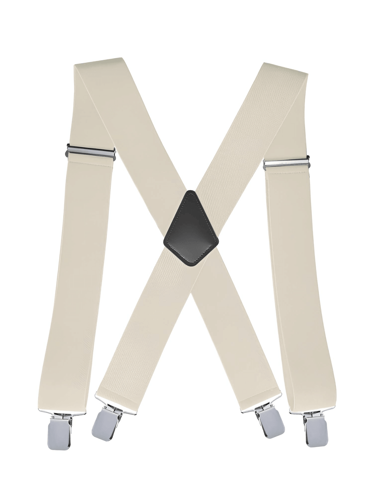 Heavy Duty Big Size Suspenders for Men - 2 Inch Wide X Back 4 Strong Clips -, Suspenders , Drestiny , Australia, Beige, Black, Brown, Canada, Dark Blue, Dark Brown, Gender_Men, Green, Grey, Light Brown, Navy, New Zealand, Off White, Red, Suspenders, United Kingdom, United States , Drestiny , www.shopdrestiny.com