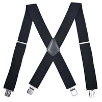 Thumbnail for Heavy Duty Big Size Suspenders for Men - 2 Inch Wide X Back 4 Strong Clips -, Suspenders , Drestiny , Australia, Beige, Black, Brown, Canada, Dark Blue, Dark Brown, Gender_Men, Green, Grey, Light Brown, Navy, New Zealand, Off White, Red, Suspenders, United Kingdom, United States , Drestiny , www.shopdrestiny.com