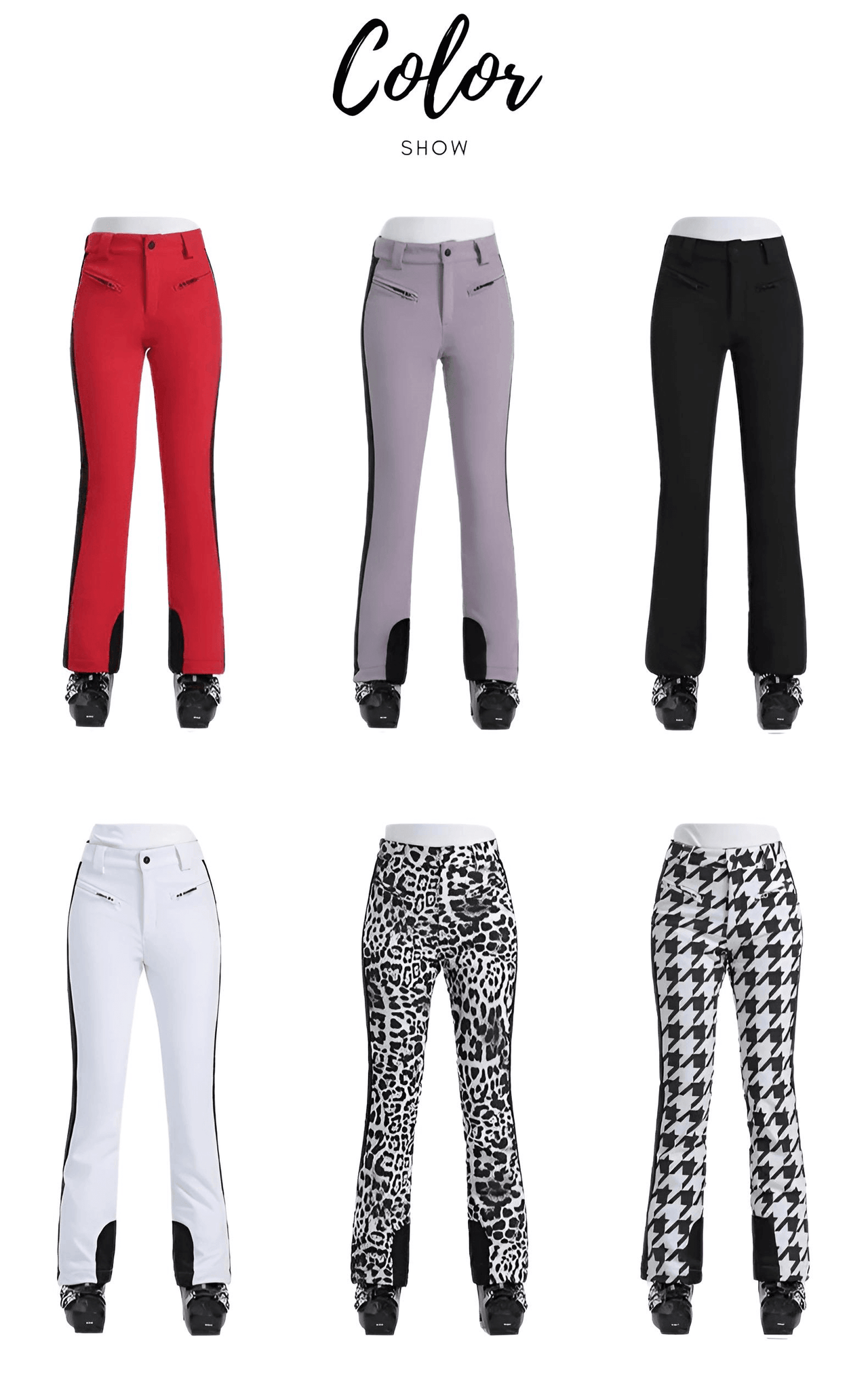 High Fashion Winter Ski Pants For Women -, Snow Pants , Drestiny , Australia, Beige, Black, Brown, Coffee, Dark Brown, FR, L, Leopard, M, Orange, Purple, Red, S, Snow Pants, United Kingdom, United States, White, XL, XS , Drestiny , www.shopdrestiny.com