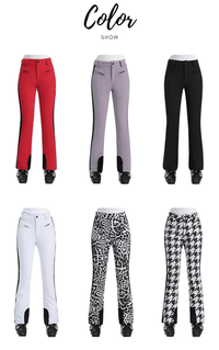 Thumbnail for High Fashion Winter Ski Pants For Women -, Snow Pants , Drestiny , Australia, Beige, Black, Brown, Coffee, Dark Brown, FR, L, Leopard, M, Orange, Purple, Red, S, Snow Pants, United Kingdom, United States, White, XL, XS , Drestiny , www.shopdrestiny.com