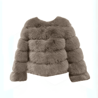 Thumbnail for High Quality Faux Fox Fur Coats For Women - High Winter Fashion! -, Coats , Drestiny , 4XL, Australia, Black, Coats, Dark Camel, Dark Green, Dark Grey, Deep Pink, Khaki, L, Light Blue, M, New Zealand, Olive Green, Pink, Purple, Red, Silver, United Kingdom, United States, White, XL, XXL, XXXL , Drestiny , www.shopdrestiny.com