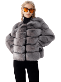 Thumbnail for High Quality Faux Fox Fur Coats For Women - High Winter Fashion! -, Coats , Drestiny , 4XL, Australia, Black, Coats, Dark Camel, Dark Green, Dark Grey, Deep Pink, Khaki, L, Light Blue, M, New Zealand, Olive Green, Pink, Purple, Red, Silver, United Kingdom, United States, White, XL, XXL, XXXL , Drestiny , www.shopdrestiny.com