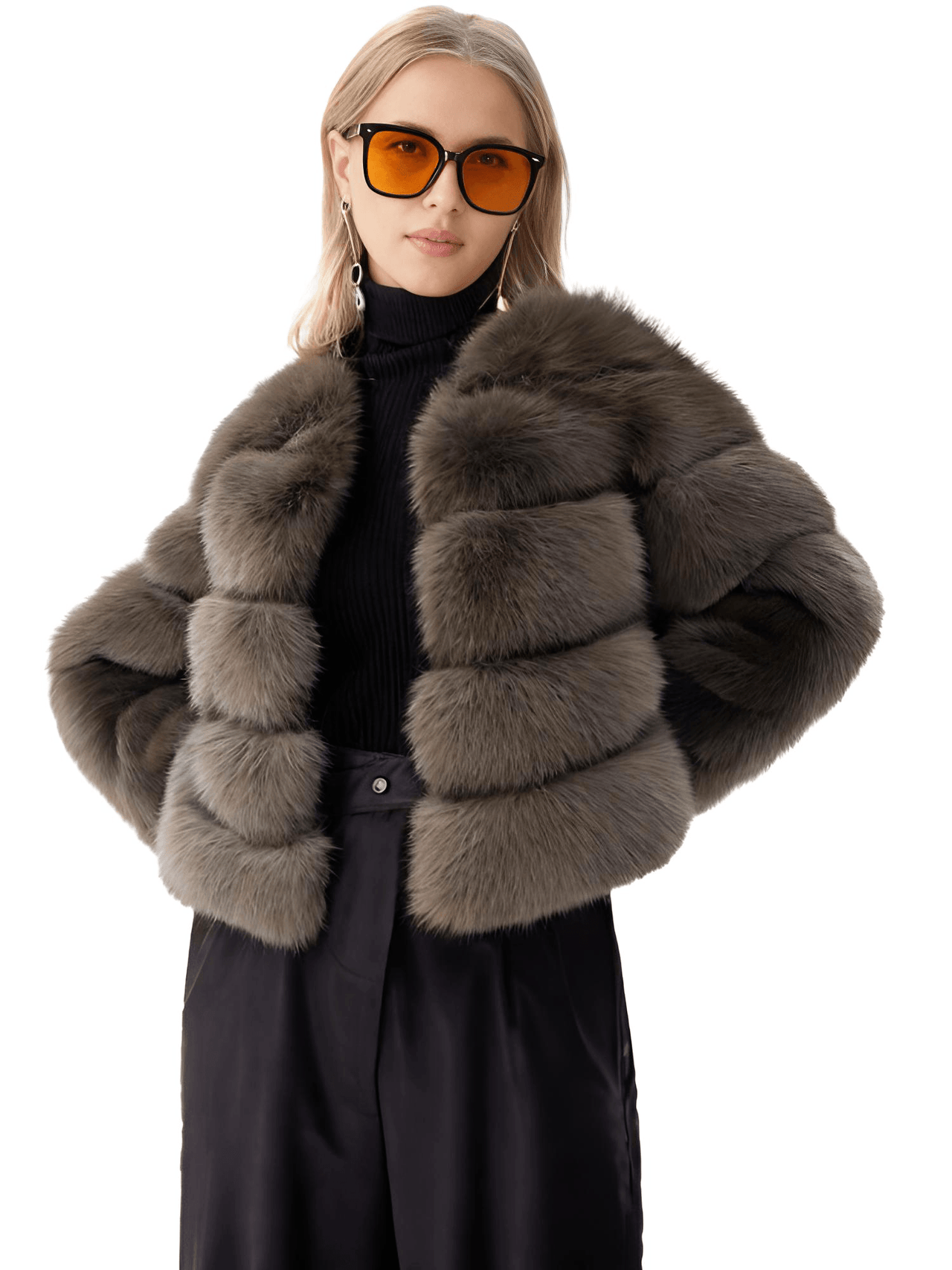 High Quality Faux Fox Fur Coats For Women - High Winter Fashion! -, Coats , Drestiny , 4XL, Australia, Black, Coats, Dark Camel, Dark Green, Dark Grey, Deep Pink, Khaki, L, Light Blue, M, New Zealand, Olive Green, Pink, Purple, Red, Silver, United Kingdom, United States, White, XL, XXL, XXXL , Drestiny , www.shopdrestiny.com