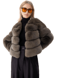 Thumbnail for High Quality Faux Fox Fur Coats For Women - High Winter Fashion! -, Coats , Drestiny , 4XL, Australia, Black, Coats, Dark Camel, Dark Green, Dark Grey, Deep Pink, Khaki, L, Light Blue, M, New Zealand, Olive Green, Pink, Purple, Red, Silver, United Kingdom, United States, White, XL, XXL, XXXL , Drestiny , www.shopdrestiny.com