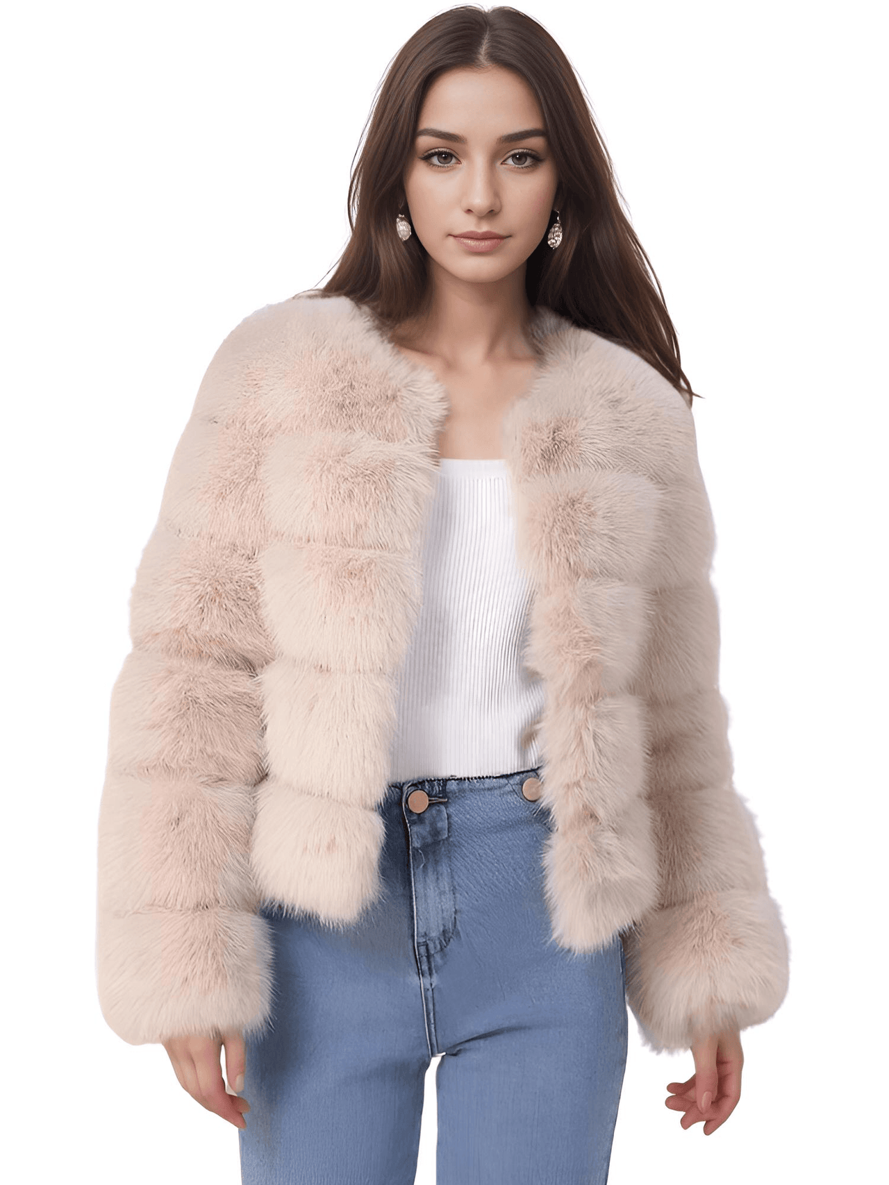 High Quality Faux Fox Fur Coats For Women - High Winter Fashion! -, Coats , Drestiny , 4XL, Australia, Black, Coats, Dark Camel, Dark Green, Dark Grey, Deep Pink, Khaki, L, Light Blue, M, New Zealand, Olive Green, Pink, Purple, Red, Silver, United Kingdom, United States, White, XL, XXL, XXXL , Drestiny , www.shopdrestiny.com