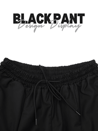 Thumbnail for High Waist Black Wide Leg Arc Ankle Length Pants New Loose Trousers Women Fashion, black high waisted pants for women, Drestiny, black women's pants, Casual Pants, Dress Pants, Women's Dress Pants, United States, Australia, New Zealand, United Kingdom, 
black dress pants for women, Black, M, L, shopdrestiny.com