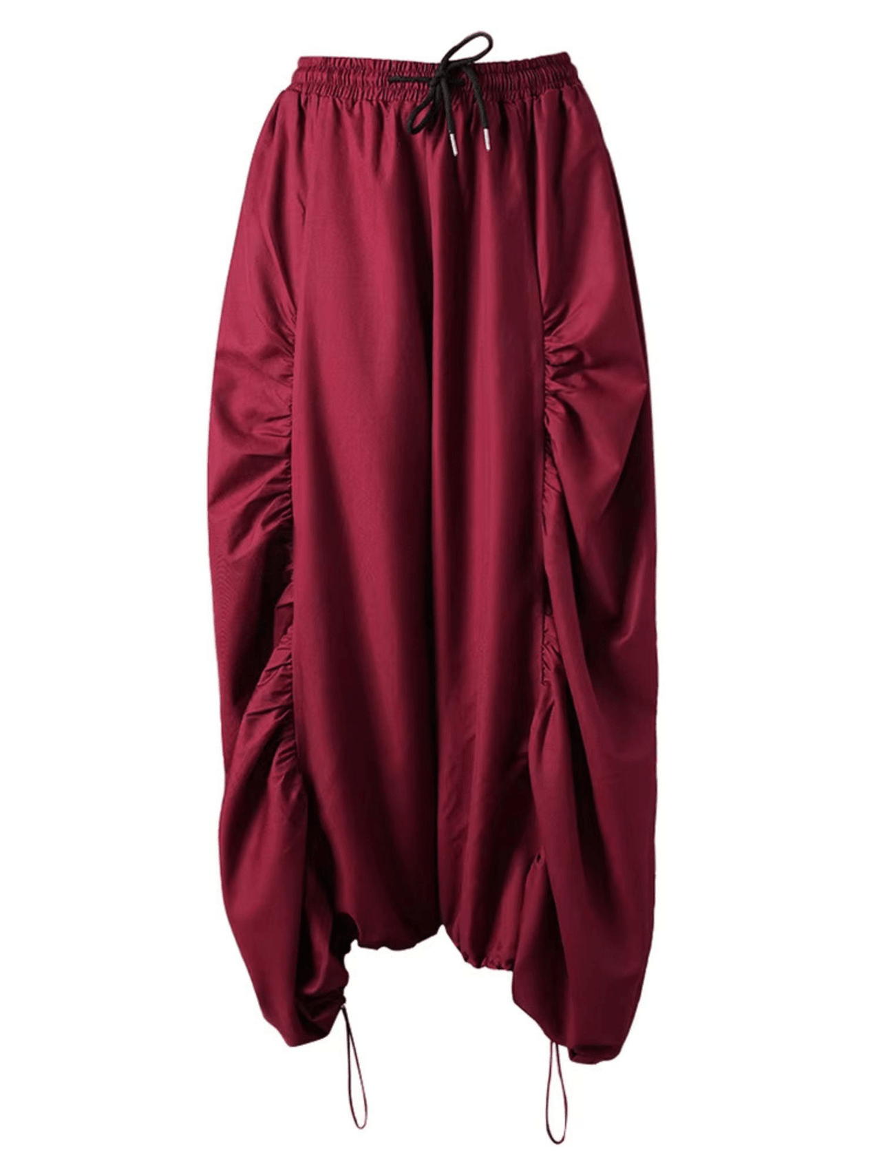 High Waist Black Wide Leg Arc Ankle Length Pants New Loose Trousers Women Fashion, black high waisted pants for women, Drestiny, black women's pants, Casual Pants, Dress Pants, Women's Dress Pants, United States, Australia, New Zealand, United Kingdom, Wine Red, Red,
black dress pants for women, Black, M, L, shopdrestiny.com