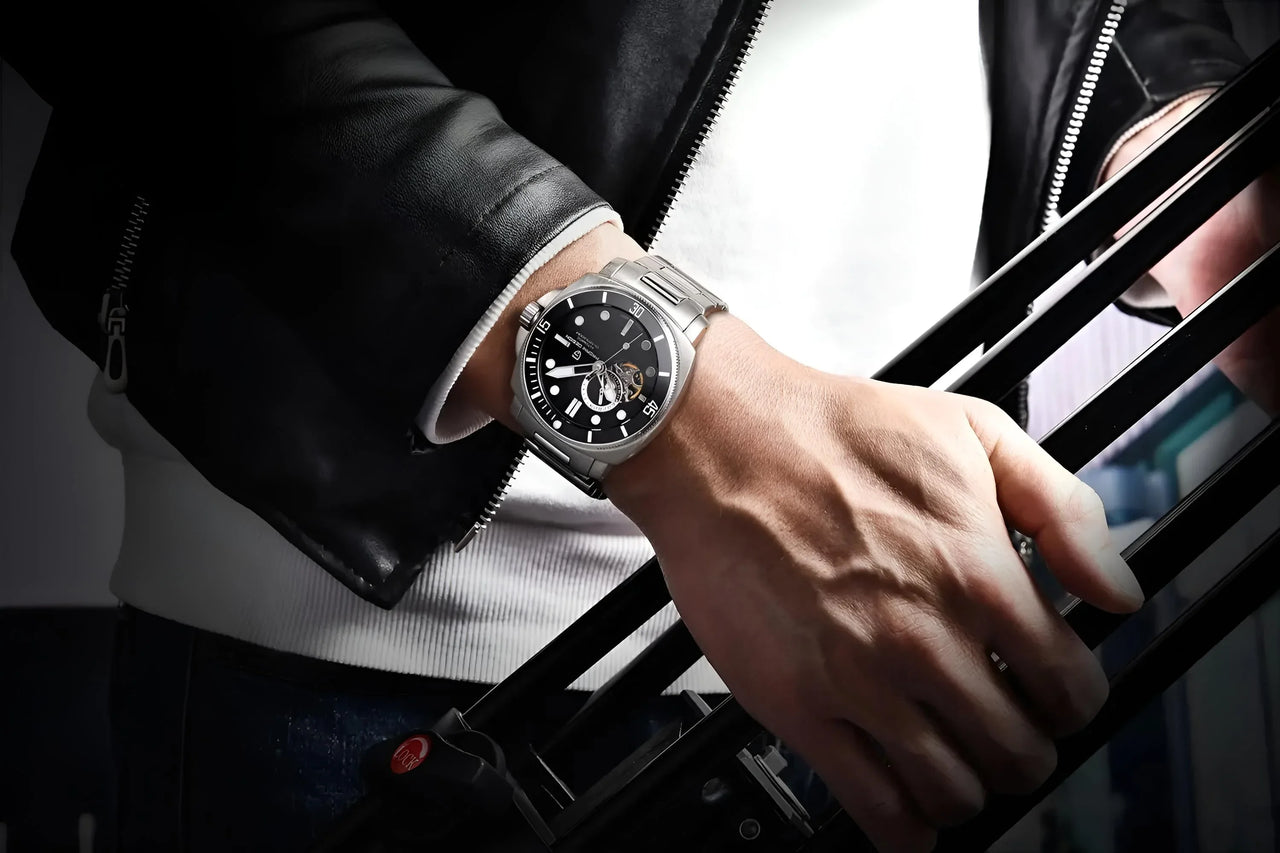 Men's Sports Mechanical Watch Fashion Sapphire 200M Waterproof Automatic Timecode