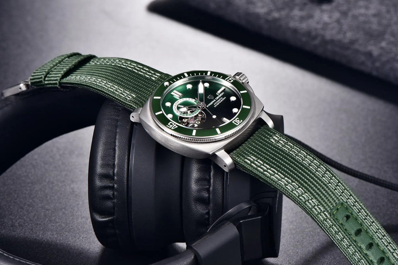 Homage to Panerai Submersible - Men's Sports Mechanical Watch Fashion Sapphire 200M Waterproof Automatic Timecode -, Watches , Drestiny , Black, Blue, FR, Green, Silver, United Kingdom, United States, Watches , Drestiny , www.shopdrestiny.com