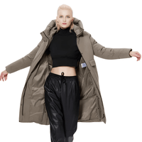 Thumbnail for ICEbear Women's Long Winter Jacket With Big Pockets -, Coats , Drestiny , Australia, Beige, Black, Canada, Coats, Green, Grey, L, Light Brown, M, New Zealand, United Kingdom, United States, XL, XXL, XXXL , Drestiny , www.shopdrestiny.com