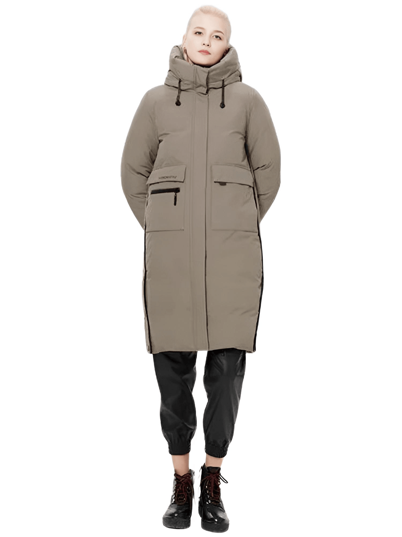ICEbear Women's Long Winter Jacket With Big Pockets -, Coats , Drestiny , Australia, Beige, Black, Canada, Coats, Green, Grey, L, Light Brown, M, New Zealand, United Kingdom, United States, XL, XXL, XXXL , Drestiny , www.shopdrestiny.com