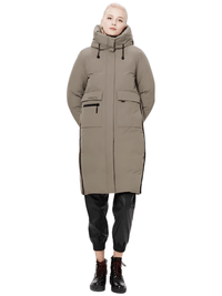 Thumbnail for ICEbear Women's Long Winter Jacket With Big Pockets -, Coats , Drestiny , Australia, Beige, Black, Canada, Coats, Green, Grey, L, Light Brown, M, New Zealand, United Kingdom, United States, XL, XXL, XXXL , Drestiny , www.shopdrestiny.com