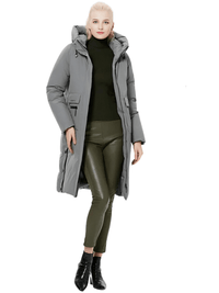 Thumbnail for ICEbear Women's Long Winter Jacket With Big Pockets -, Coats , Drestiny , Australia, Beige, Black, Canada, Coats, Green, Grey, L, Light Brown, M, New Zealand, United Kingdom, United States, XL, XXL, XXXL , Drestiny , www.shopdrestiny.com