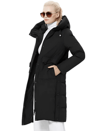 Thumbnail for ICEbear Women's Long Winter Jacket With Big Pockets -, Coats , Drestiny , Australia, Beige, Black, Canada, Coats, Green, Grey, L, Light Brown, M, New Zealand, United Kingdom, United States, XL, XXL, XXXL , Drestiny , www.shopdrestiny.com