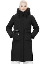 Thumbnail for ICEbear Women's Long Winter Jacket With Big Pockets -, Coats , Drestiny , Australia, Beige, Black, Canada, Coats, Green, Grey, L, Light Brown, M, New Zealand, United Kingdom, United States, XL, XXL, XXXL , Drestiny , www.shopdrestiny.com