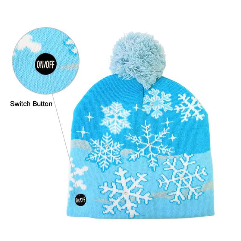 LED Winter Hats for Kids -, Hats , Drestiny , Australia, Black, Blue, Boys, Canada, Dark Red, Girls, Green, Hats, Light Blue, Navy, New Zealand, Red, Sky Blue, TD, United Kingdom, United States, White , Drestiny , www.shopdrestiny.com