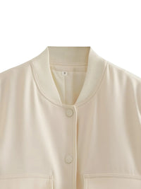 Thumbnail for Women's Streetwear Bomber Jacket - In 9 Colors! -, Bomber Jacket , Drestiny , Australia, Black, Blue, Bomber Jackets, Dark Blue, Dark Olive Green, Green, Grey, Jackets, Khaki, L, M, New Zealand, Off White, Olive Green, Pink, S, United Kingdom, United States , Drestiny , www.shopdrestiny.com