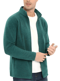 Thumbnail for Lightweight Full Zip Fleece Jackets For Men - In 16 Colors! -, Jacket , Drestiny , 4XL, Army Green, Australia, Beige, Black, Dark Blue, Dark Green, Dark Grey, FR, Grey Blue, Jackets, L, Light Blue, Light Grey, M, Mid Blue, Peacock Blue, Pink, Sea Blue, United Kingdom, United States, Water Blue, Wine Red, XL, XXL, XXXL, Yellow , Drestiny , www.shopdrestiny.com