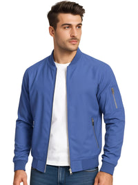 Thumbnail for Lightweight Men's Thin Bomber Jacket - In 16 Colors! -, Jackets , Drestiny , 4XL, Australia, Black, Blue, Bomber Jackets, Brown, Canada, Dark Blue, Green, Grey, Jackets, Khaki, L, Light Blue, M, New Zealand, Pink, Royal Blue, Sky Blue, United Kingdom, United States, White, Wine Red, XL, XXL, XXXL , Drestiny , www.shopdrestiny.com
