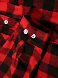 Thumbnail for Men's Long Sleeve Plaid Checkered Shirt -, Flannel Shirt , Drestiny , Australia, Black, Blue, Canada, Casual Shirts, Green, L, Long Sleeves, M, New Zealand, Purple, Red, S, United Kingdom, United States, White, XL, XXL, XXXL, Yellow , Drestiny , www.shopdrestiny.com