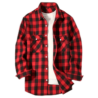 Thumbnail for Men's Long Sleeve Plaid Checkered Shirt -, Flannel Shirt , Drestiny , Australia, Black, Blue, Canada, Casual Shirts, Green, L, Long Sleeves, M, New Zealand, Purple, Red, S, United Kingdom, United States, White, XL, XXL, XXXL, Yellow , Drestiny , www.shopdrestiny.com