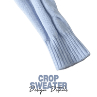 Thumbnail for Long Sleeve Top Women's Fashion Cropped Sweater Preppy Pullover Short Sweater, Drestiny, Sweaters, Crop Sweaters, Pullovers, Crop Tops, S, M, United States, Australia, New Zealand, United Kingdom, Long Sleeves, Black, Grey, Red, Sky Blue, White, shopdrestiny.com