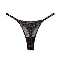 Thumbnail for Leopard print thong on a white background