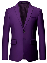 Thumbnail for Luxury Solid Color Single Breasted Suits For Men -, Suit , Drestiny , 3XL, 4XL, 5XL, 6XL, Australia, Black, Blue, Canada, Dark Blue, Dark Green, Dark Grey, Dark Red, Grey, Khaki, Lake Blue, Light Blue, New Zealand, Purple, Red, Royal Blue, Suits, United Kingdom, United States, White, Wine Red , Drestiny , www.shopdrestiny.com