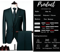 Thumbnail for Luxury Solid Color Single Breasted Suits For Men -, Suit , Drestiny , 3XL, 4XL, 5XL, 6XL, Australia, Black, Blue, Canada, Dark Blue, Dark Green, Dark Grey, Dark Red, Grey, Khaki, Lake Blue, Light Blue, New Zealand, Purple, Red, Royal Blue, Suits, United Kingdom, United States, White, Wine Red , Drestiny , www.shopdrestiny.com