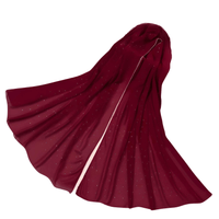 Thumbnail for Luxury Chiffon Head Scarf Solid Soft Long Muslim Scarves For Women Hijab Shawl and Wrap, Drestiny, Scarves, Shawls, Hijabs, Hijab Scarf, Kopftuch, Headscarves, United States, Canada, Australia, New Zealand, United Kingdom, Gender_Women, Black, Dark Brown, Brown, Dusk, White, Yellow, Pink, Light Pink, Peach Pink, Ivory, Champagne, Rosy Brown, Red, Wine Red, Purple, Navy, Blue, Dark Green, Teal, shopdrestiny.com, dark blue, dark red