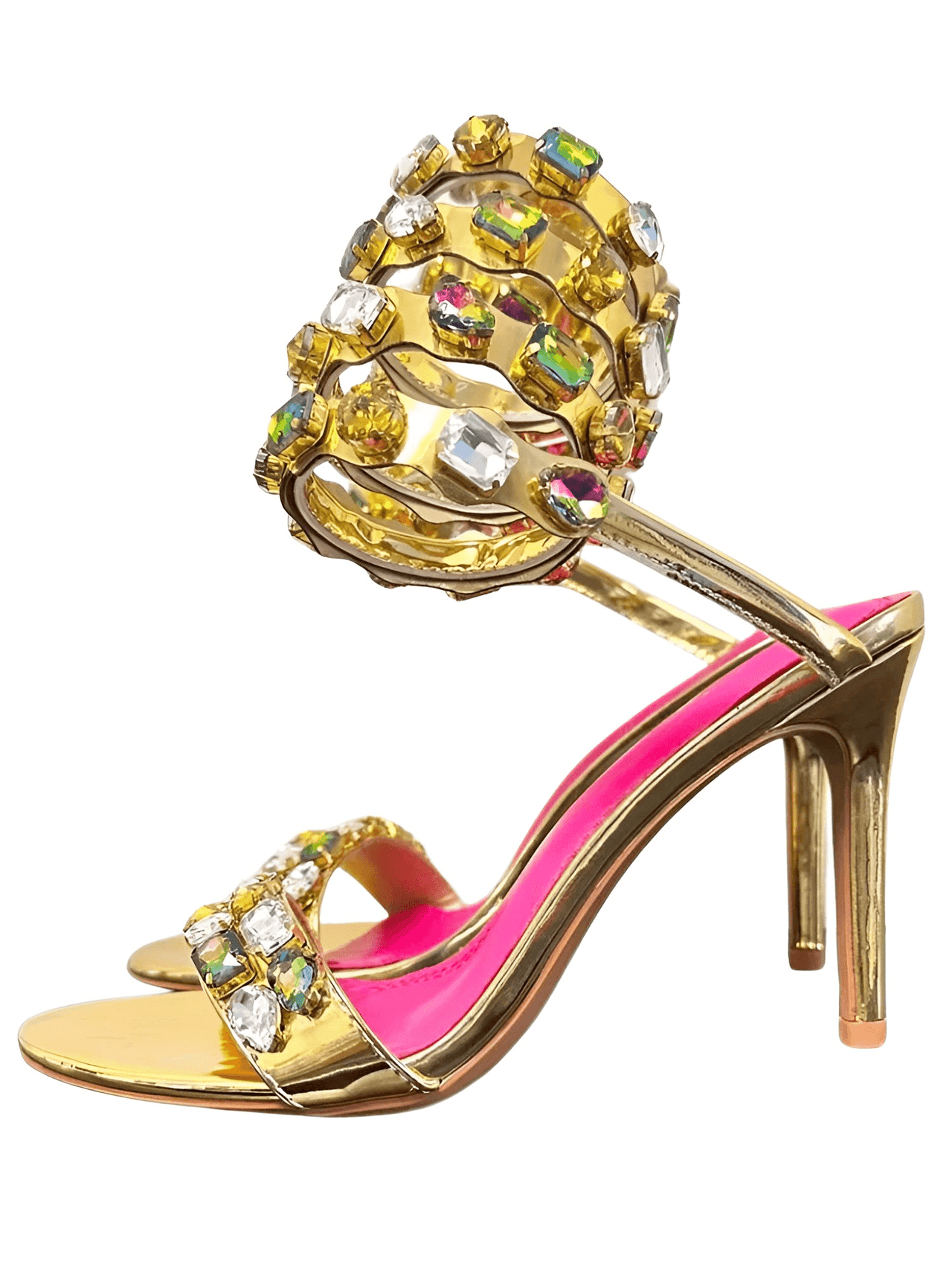 Luxury Crystal Embellished Star Style Women's Wrap Around Sandals Stiletto High Heels Gladiator Sandals Summer Wedding Prom Shoes, Drestiny, Sandals, Heels, High Heels, Stilettos, Gold, Silver, Black, United States, USA, Canada, Australia, New Zealand, United Kingdom, UK, 5, 6 6.5, 7.5, 8.5, 9, 10, 11, wrap around sandals women, wrap sandals, ankle wrap sandals women, ankle strap sandals wrap around, Black ankle wrap sandals, gold ankle wrap sandals, silver ankle wrap sandals, shopdrestiny.com