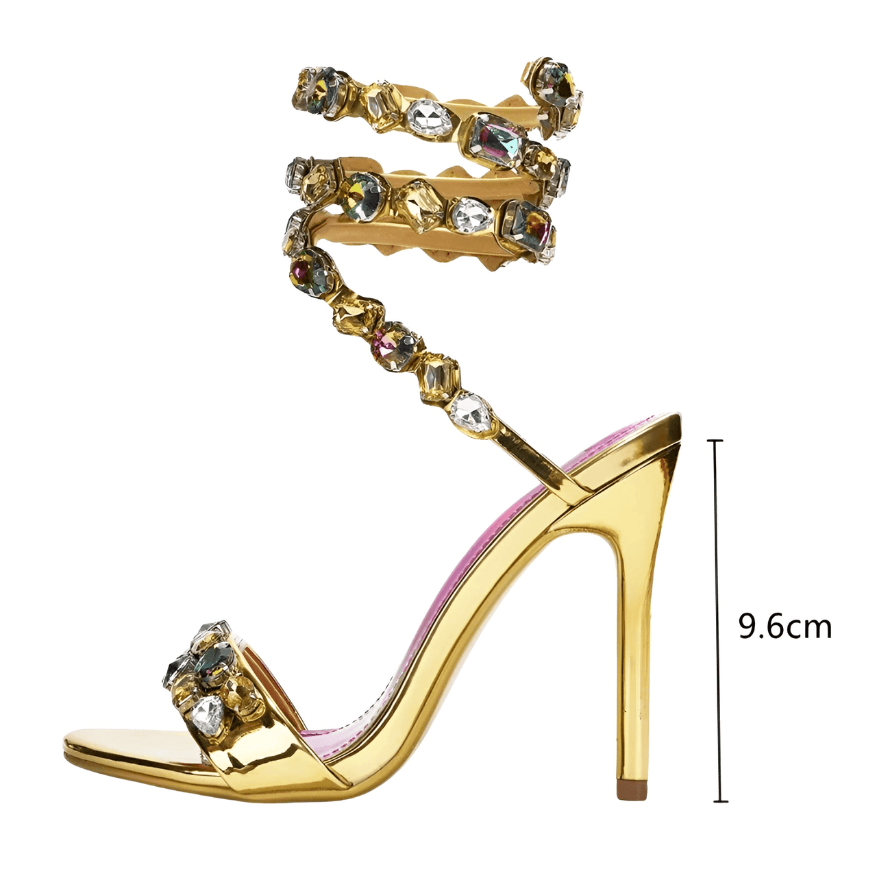 Luxury Crystal Embellished Star Style Women's Wrap Around Sandals Stiletto High Heels Gladiator Sandals Summer Wedding Prom Shoes, Drestiny, Sandals, Heels, High Heels, Stilettos, Gold, Silver, Black, United States, USA, Canada, Australia, New Zealand, United Kingdom, UK, 5, 6 6.5, 7.5, 8.5, 9, 10, 11, wrap around sandals women, wrap sandals, ankle wrap sandals women, ankle strap sandals wrap around, Black ankle wrap sandals, gold ankle wrap sandals, silver ankle wrap sandals, shopdrestiny.com