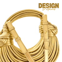 Thumbnail for Luxury Evening Purses For Women Golden Noodle Knot Design Dinner Party Clutch Bag Luxury, Drestiny, Designer evening clutches, Luxury evening bags for women, Best evening purses for special occasions, Luxury evening purse with knot handle, Noodle knot evening bag luxury, United States, USA, Australia, New Zealand, United Kingdom, UK, Gold, Blue, Green, White, Black, Khaki, Silver, Colorful, Purple, Pink, Light Blue, shopdrestiny.com